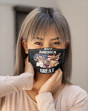 Load image into Gallery viewer, Keep America Great Yorkshire Terrier Gift For Dog Lovers Cloth Face Mask