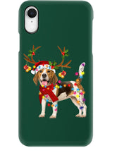 Load image into Gallery viewer, Beagle Gorgeous Reindeer Xmas Lights Gift For Dog Lovers Phone case