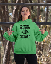 Load image into Gallery viewer, Grandma And Grandson A Bond That Can't Be Broken Custom Design Hoodie