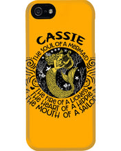 Load image into Gallery viewer, Gift For Cassie Girl The Soul Of A Mermaid Phone case