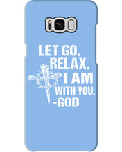 Load image into Gallery viewer, Let You Relax I Am With You Gray Background Phone case