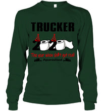 Load image into Gallery viewer, 2020 The Year When Shit Got Real Quarantined Gift For Trucker Unisex Long Sleeve