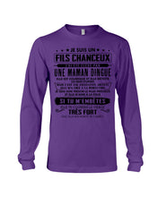 Load image into Gallery viewer, Je Suis Un Fils Chanceux Birthday Gift For Men Unisex Long Sleeve