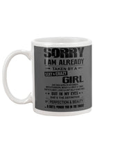 Load image into Gallery viewer, I'm Already Taken By A Sexy And Crazy Girl She Was Born In December Mug