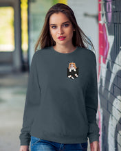 Load image into Gallery viewer, Cavalier King Charles Spaniel In Pocket - Dogs Lovers Gift Sweatshirt