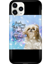 Load image into Gallery viewer, Angels And Shih Tzu Are Not Different Gift For Dog Lovers Phone case