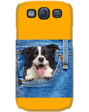 Load image into Gallery viewer, Border Collie In Denim Pocket Gift For Dog Lovers Phone case