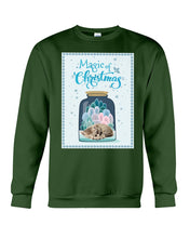 Load image into Gallery viewer, Cat In Bottle Magic Christmas Design Gift For Cat Lovers Sweatshirt
