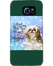Load image into Gallery viewer, Angels And Shih Tzu Are Not Different Gift For Dog Lovers Phone case