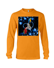 Load image into Gallery viewer, Lovely Phone Case Twinkling Blue Heart Gift For Parrots Lovers Unisex Long Sleeve