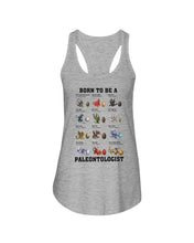 Load image into Gallery viewer, Born To Be Paleontologist Custom Design Gift For Kids Ladies Flowy Tank