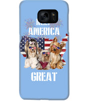 Load image into Gallery viewer, Keep America Great Yorkshire Terrier Gift For Dog Lovers Phone case