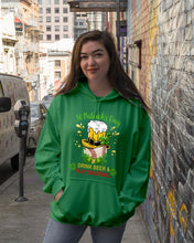Load image into Gallery viewer, Baseball Drink Beer Day St Patrick's Day Gift For Baseball Lovers Hoodie