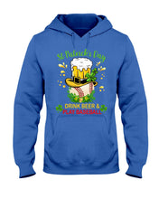 Load image into Gallery viewer, Baseball Drink Beer Day St Patrick's Day Gift For Baseball Lovers Hoodie