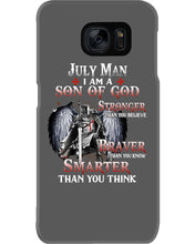 Load image into Gallery viewer, July Man Son Of God Birthday Meaningful Gift For Men Phone case