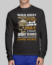 Load image into Gallery viewer, I Am A May Grumpy Old Man Custom Design For Birthday Gift Unisex Long Sleeve