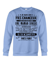 Load image into Gallery viewer, Je Suis Un Fils Chanceux Birthday Gift For Men Sweatshirt