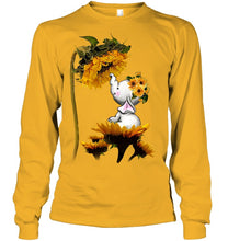 Load image into Gallery viewer, Elephant Sunflower Special Custom Design For Cute Girls Unisex Long Sleeve