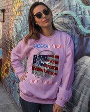 Load image into Gallery viewer, Eagle American Pride Spirit Of America Gift For American People Sweatshirt