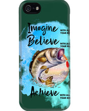 Load image into Gallery viewer, Fishing With All Your Heart Gift For Men Phone case