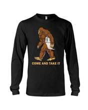 Load image into Gallery viewer, Bigfoot Come And Take It Simple Custom Design Unisex Long Sleeve