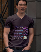 Load image into Gallery viewer, Butterflies When I Miss You I Just Have To Look Inside My Heart Gift For Lover Guys V-Neck