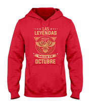 Load image into Gallery viewer, Birthday Meaningful Gift Las Levendas Nacen En Octubre Hoodie