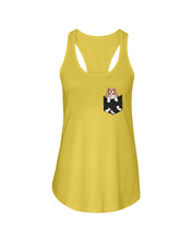 Load image into Gallery viewer, Cavalier King Charles Spaniel In Pocket - Dogs Lovers Gift Ladies Flowy Tank