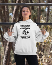 Load image into Gallery viewer, Grandma And Grandson A Bond That Can't Be Broken Custom Design Hoodie