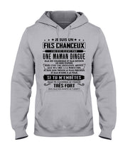 Load image into Gallery viewer, Je Suis Un Fils Chanceux Birthday Gift For Men Hoodie