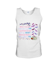 Load image into Gallery viewer, Butterflies When I Miss You I Just Have To Look Inside My Heart Gift For Lover Unisex Tank Top