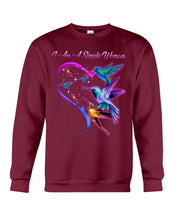 Load image into Gallery viewer, Hummingbirds Heart Shaped I Am A Simple Woman Gift For Mom Sweatshirt