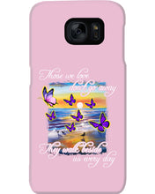Load image into Gallery viewer, Butterfly Sunset On Beach Those We Love Don't Go Away Gift For Lover Phone case