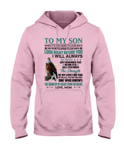 Load image into Gallery viewer, Look Right Beside You Eagle Mom Gift For Son Hoodie