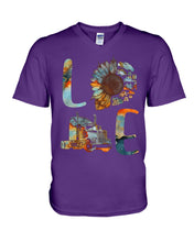 Load image into Gallery viewer, Love Trucker Simple Unique Custom Design For Personalized Job Gift Guys V-Neck