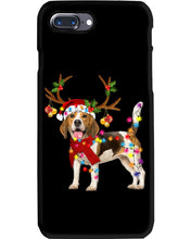 Load image into Gallery viewer, Beagle Gorgeous Reindeer Xmas Lights Gift For Dog Lovers Phone case