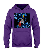 Load image into Gallery viewer, Lovely Phone Case Twinkling Blue Heart Gift For Parrots Lovers Hoodie