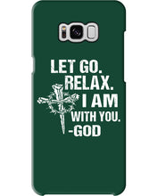 Load image into Gallery viewer, Let You Relax I Am With You Gray Background Phone case