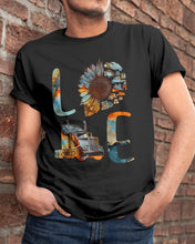Load image into Gallery viewer, Love Trucker Simple Unique Custom Design For Personalized Job Gift Guys Tee