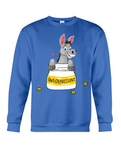 Load image into Gallery viewer, Funny Donkey Anti Depressant Meaning Gift For Women Sweatshirt
