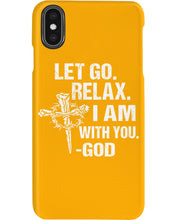 Load image into Gallery viewer, Let You Relax I Am With You Gray Background Phone case