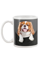 Load image into Gallery viewer, Cavalier King Charles Spaniel In Pocket - Dogs Lovers Gift Mug