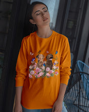 Load image into Gallery viewer, Gift For Dog LoversChesapeake Bay Retriever With Peonies Unisex Long Sleeve