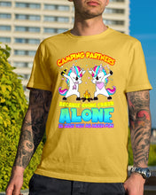 Load image into Gallery viewer, Camping Partners Because Going Crazy Alone Is Just Not As Much Fun Guys Tee