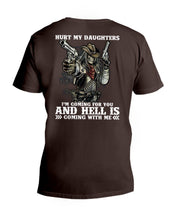 Load image into Gallery viewer, I'm Coming For You And Hell Is Coming With Me Guys V-Neck