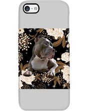 Load image into Gallery viewer, Gift For Dog Lovers Pitbull Bright Peonies Phone case