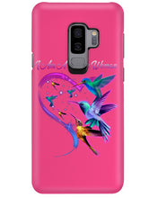 Load image into Gallery viewer, Hummingbirds Heart Shaped I Am A Simple Woman Gift For Mom Phone case