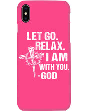 Load image into Gallery viewer, Let You Relax I Am With You Gray Background Phone case