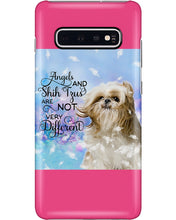 Load image into Gallery viewer, Angels And Shih Tzu Are Not Different Gift For Dog Lovers Phone case