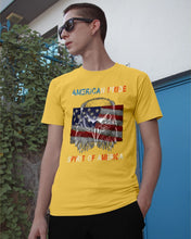 Load image into Gallery viewer, Eagle American Pride Spirit Of America Gift For American People Guys Tee